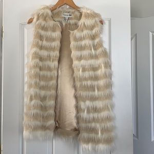 Forever 21 Long Fur Vest